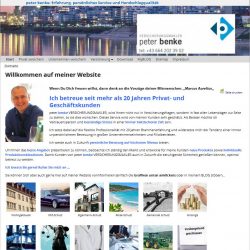 Website: Versicherungsmakler Peter Benke